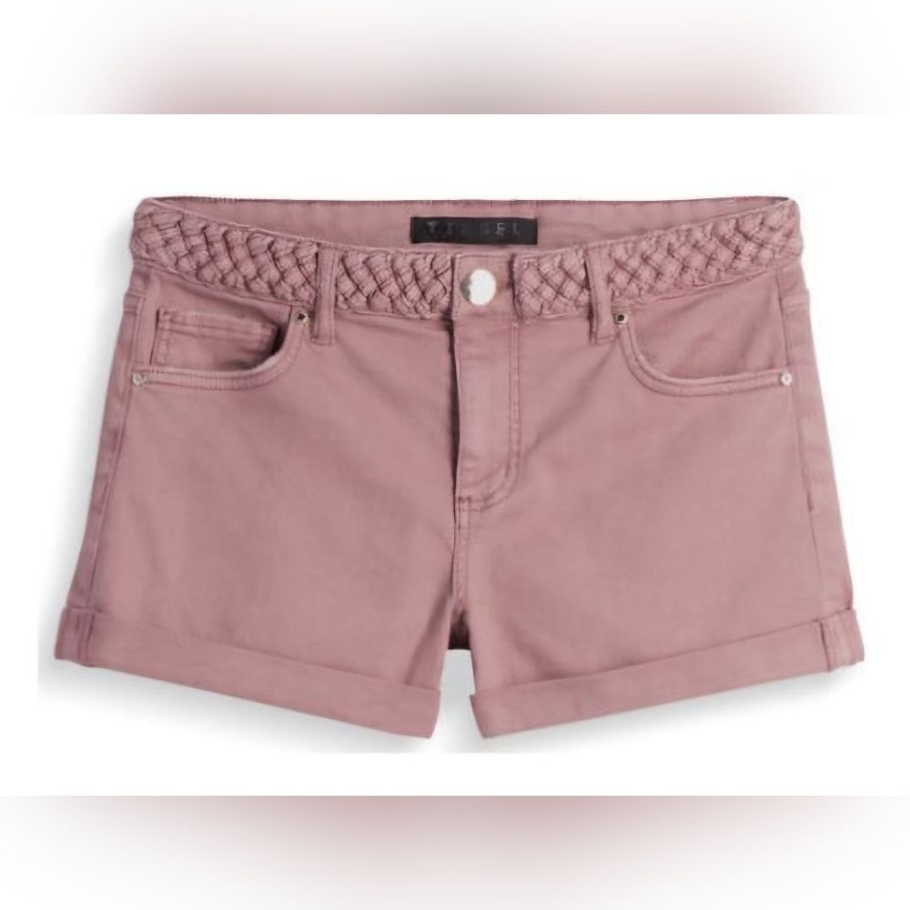 Nwt Tinsel Pink Jean Shorts With Braided Waist (32)